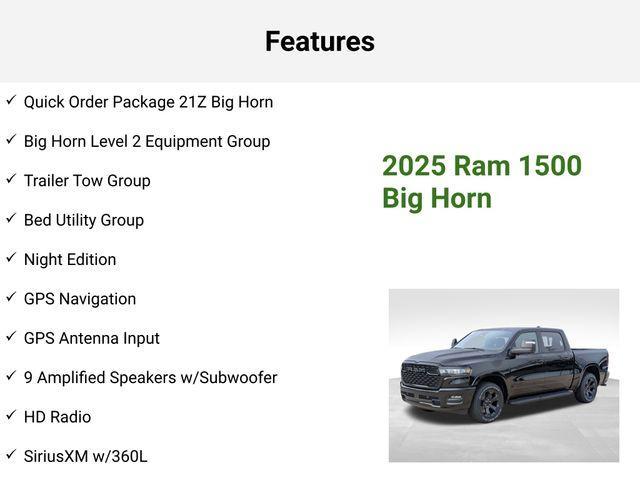 new 2025 Ram 1500 car, priced at $50,747