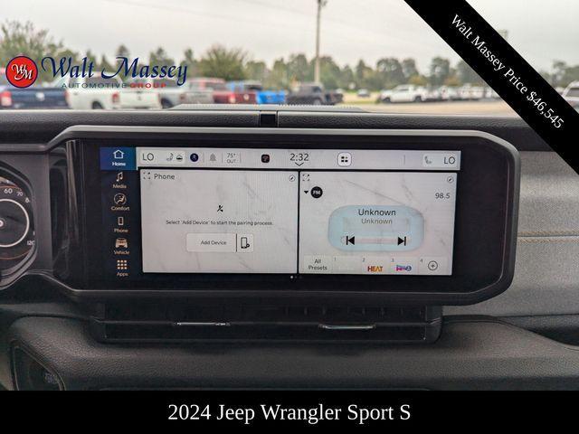 new 2024 Jeep Wrangler car, priced at $46,545