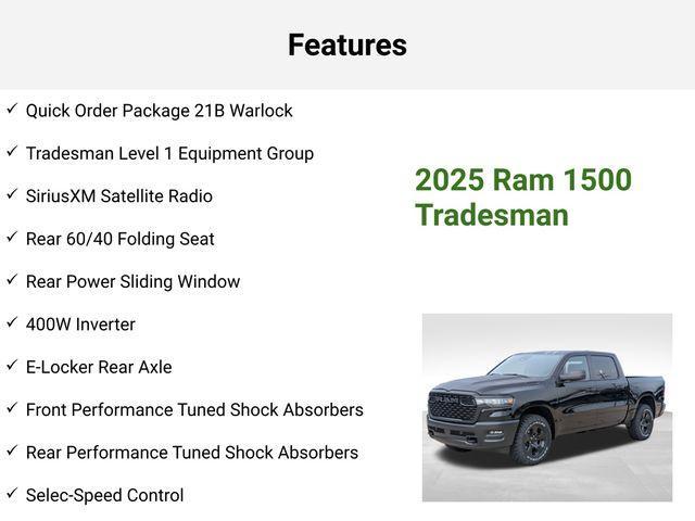 new 2025 Ram 1500 car, priced at $50,563