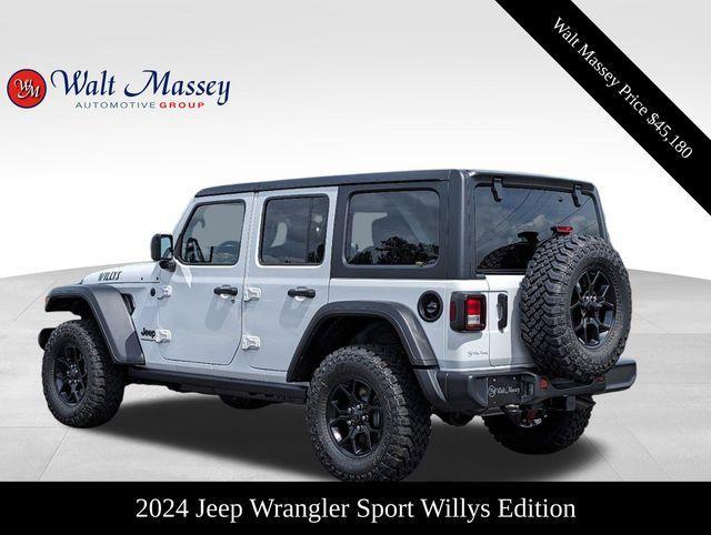 new 2024 Jeep Wrangler car, priced at $45,180