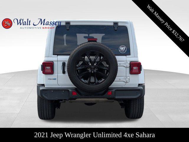 used 2021 Jeep Wrangler Unlimited 4xe car, priced at $32,767