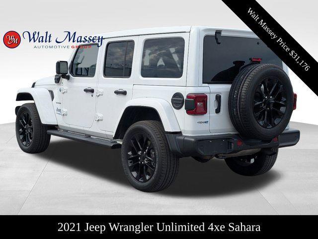 used 2021 Jeep Wrangler Unlimited 4xe car, priced at $31,176