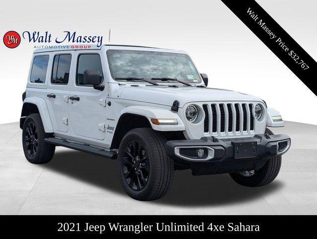 used 2021 Jeep Wrangler Unlimited 4xe car, priced at $32,767