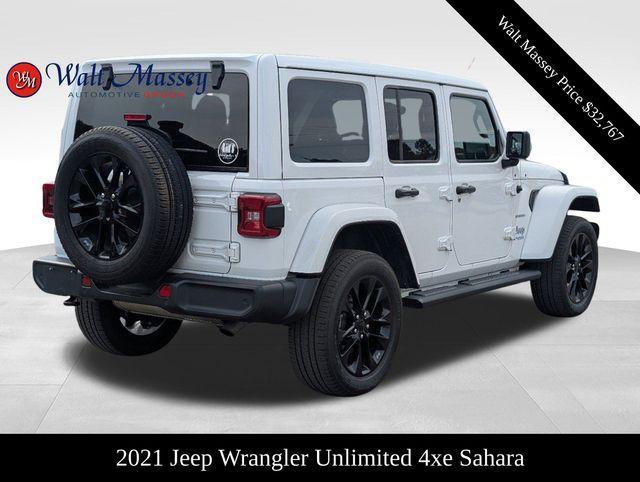 used 2021 Jeep Wrangler Unlimited 4xe car, priced at $32,767