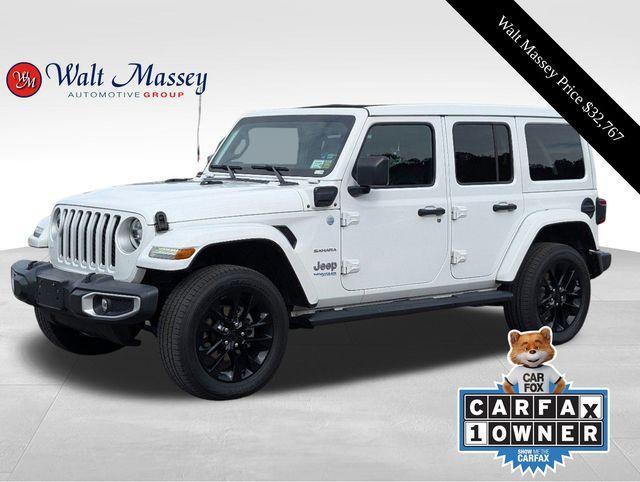 used 2021 Jeep Wrangler Unlimited 4xe car, priced at $32,767