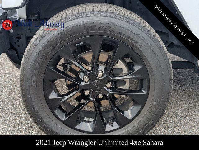 used 2021 Jeep Wrangler Unlimited 4xe car, priced at $32,767