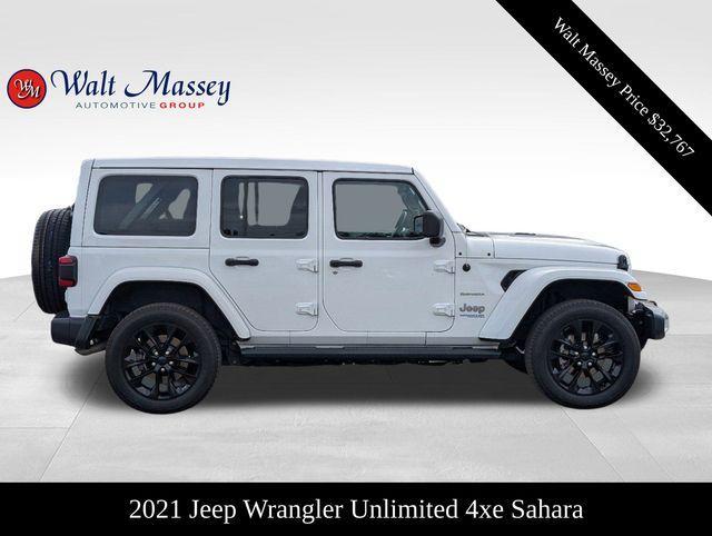 used 2021 Jeep Wrangler Unlimited 4xe car, priced at $32,767