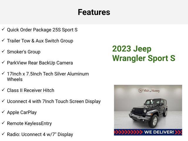 new 2023 Jeep Wrangler car, priced at $35,000