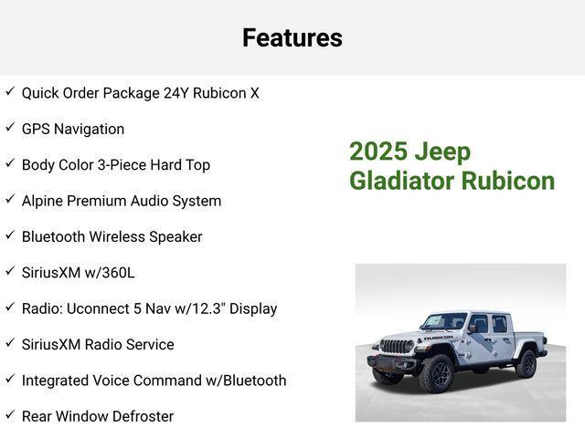 new 2025 Jeep Gladiator car, priced at $56,112