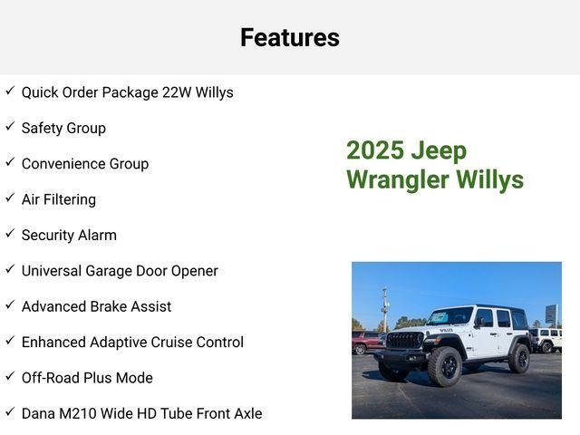 new 2025 Jeep Wrangler car, priced at $50,116