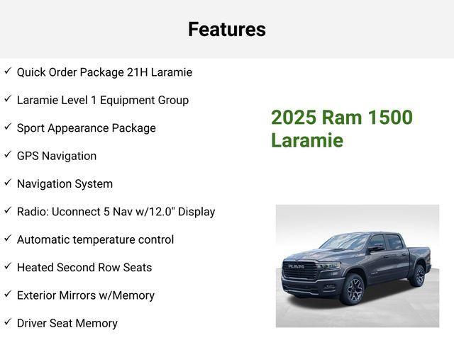 new 2025 Ram 1500 car, priced at $56,711
