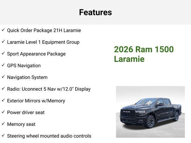 new 2026 Ram 1500 car, priced at $63,069