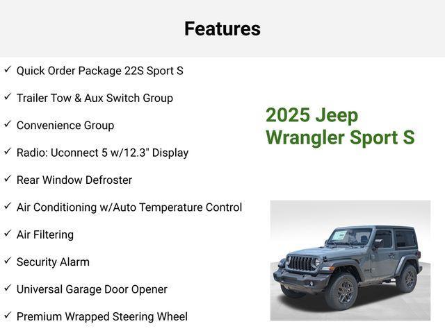 new 2025 Jeep Wrangler car, priced at $40,431