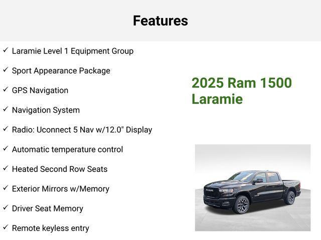 new 2025 Ram 1500 car, priced at $59,210