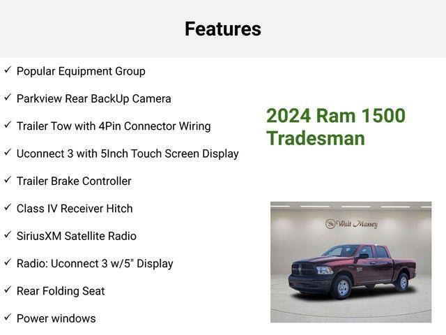 new 2024 Ram 1500 Classic car, priced at $33,649