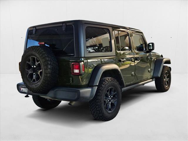 used 2021 Jeep Wrangler Unlimited car, priced at $25,964
