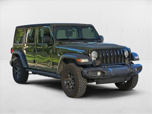 used 2021 Jeep Wrangler Unlimited car, priced at $25,964