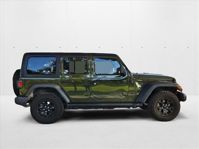 used 2021 Jeep Wrangler Unlimited car, priced at $25,964