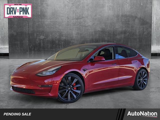 used 2020 Tesla Model 3 car, priced at $22,599