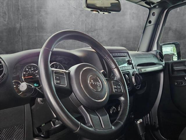 used 2015 Jeep Wrangler Unlimited car, priced at $19,993