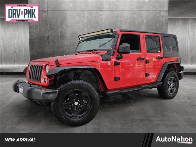 used 2015 Jeep Wrangler Unlimited car, priced at $20,991