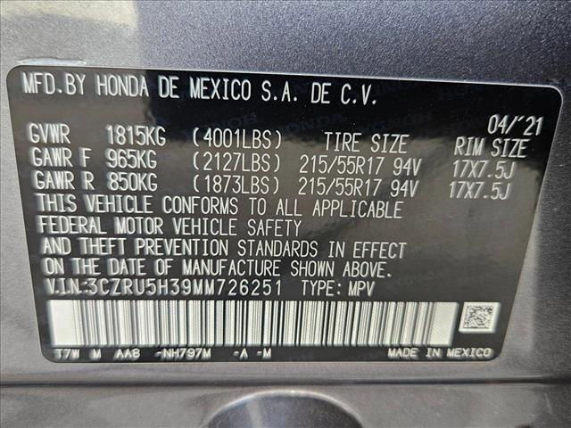 used 2021 Honda HR-V car, priced at $17,310