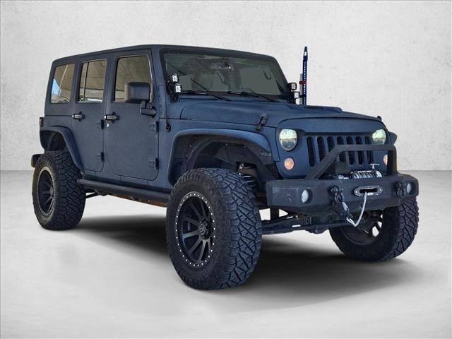 used 2017 Jeep Wrangler Unlimited car, priced at $19,482