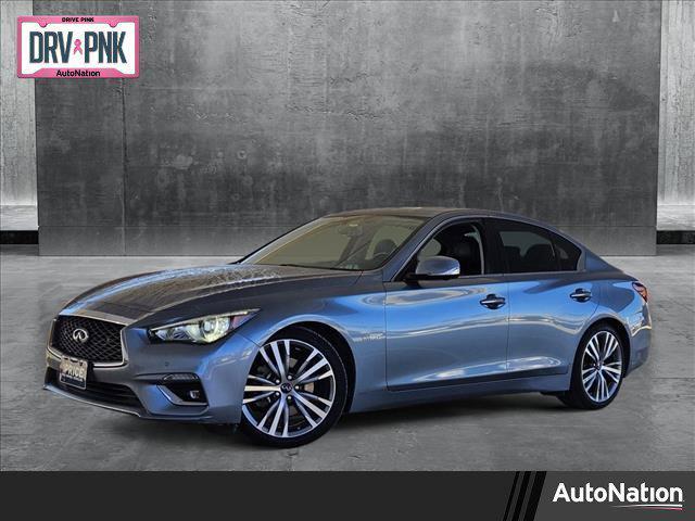 used 2018 INFINITI Q50 Hybrid car, priced at $23,559