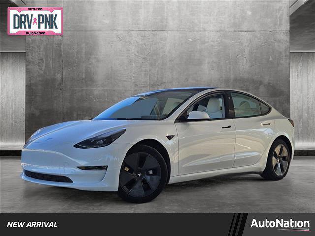 used 2021 Tesla Model 3 car, priced at $28,159