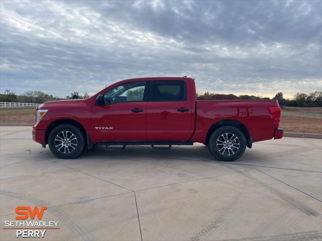 used 2022 Nissan Titan car, priced at $27,888