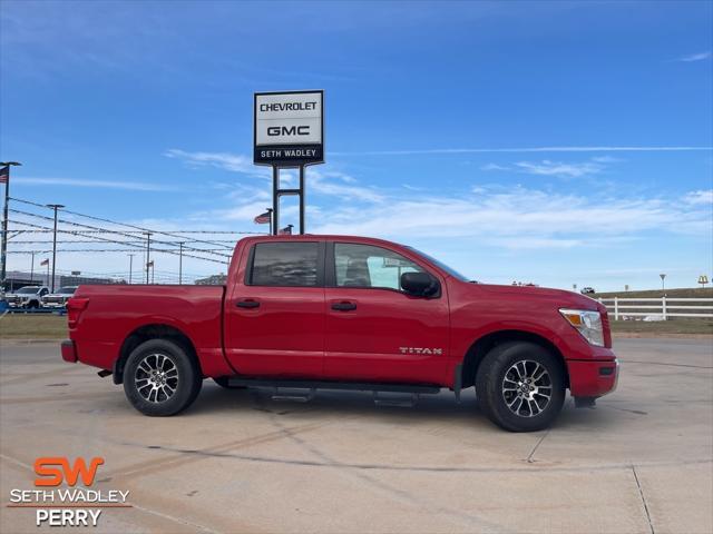 used 2022 Nissan Titan car, priced at $27,888