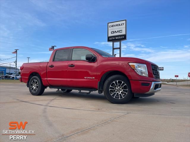 used 2022 Nissan Titan car, priced at $27,888