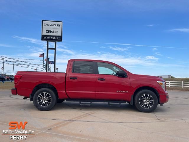 used 2022 Nissan Titan car, priced at $27,888