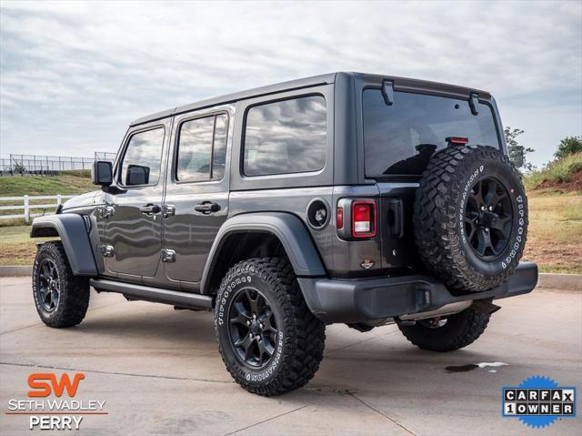 used 2020 Jeep Wrangler Unlimited car, priced at $29,588