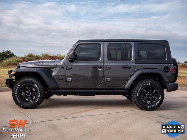 used 2020 Jeep Wrangler Unlimited car, priced at $29,588