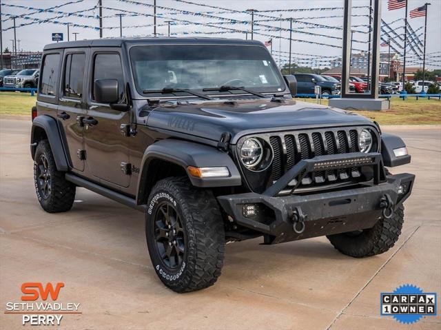 used 2020 Jeep Wrangler Unlimited car, priced at $29,588