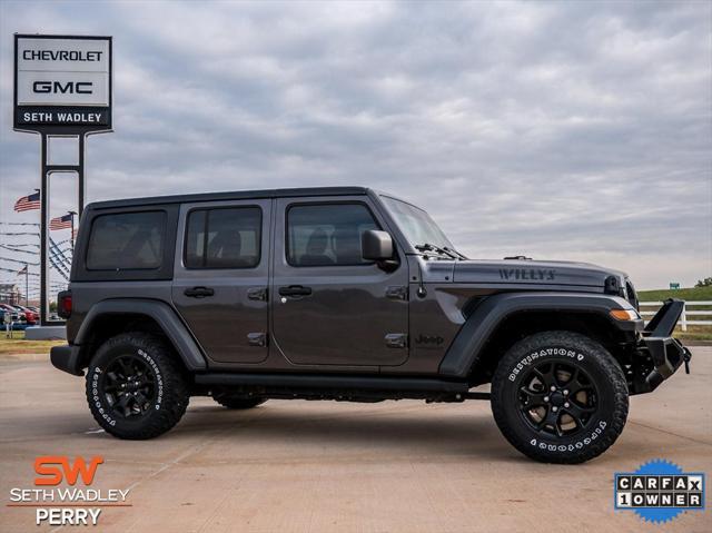 used 2020 Jeep Wrangler Unlimited car, priced at $29,588