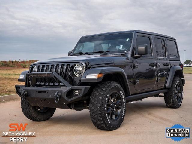 used 2020 Jeep Wrangler Unlimited car, priced at $29,588