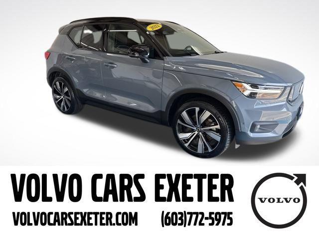 used 2022 Volvo XC40 Recharge Pure Electric car, priced at $38,977