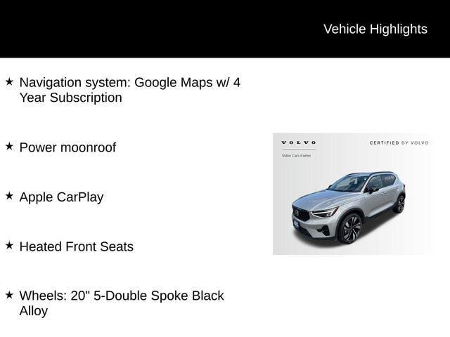 used 2025 Volvo XC40 car, priced at $32,989