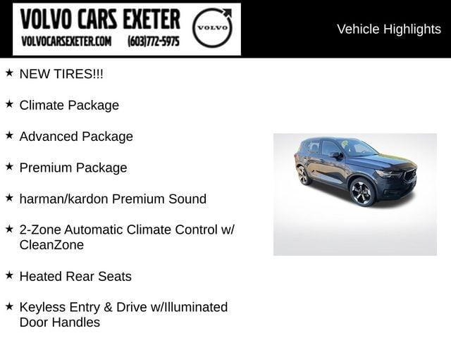 used 2022 Volvo XC40 car, priced at $35,999