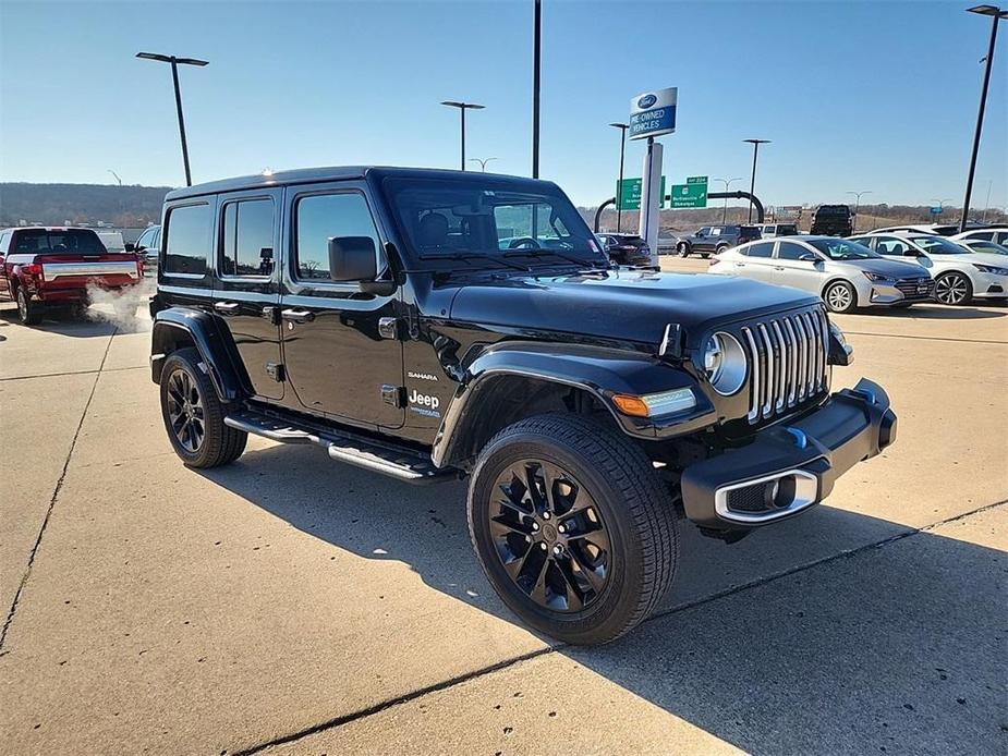 used 2022 Jeep Wrangler Unlimited 4xe car, priced at $35,860