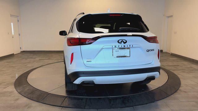 new 2025 INFINITI QX50 car, priced at $52,022