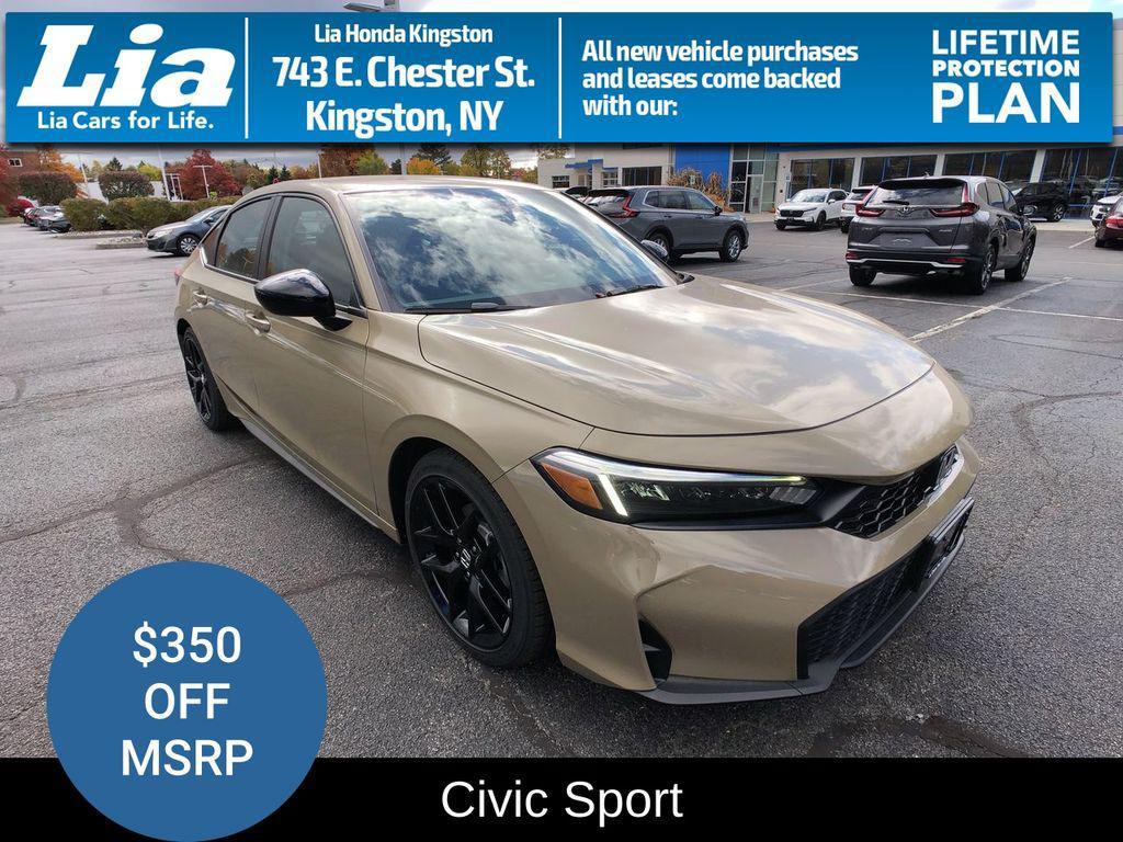new 2025 Honda Civic car, priced at $29,055