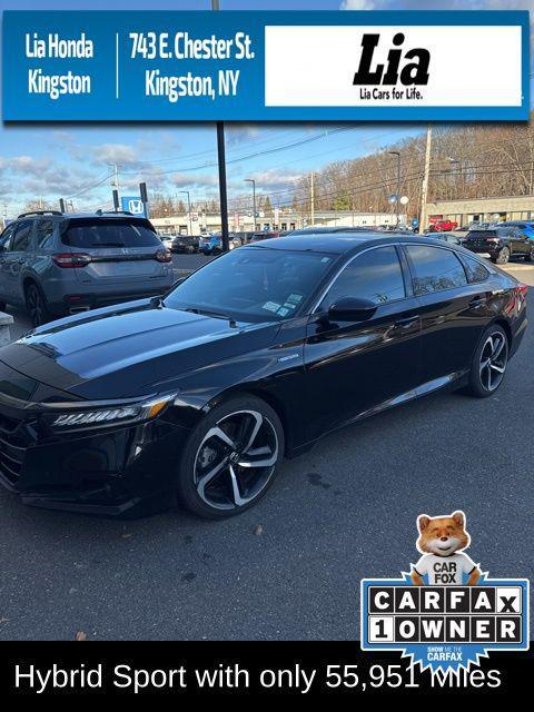 used 2022 Honda Accord Hybrid car, priced at $25,373