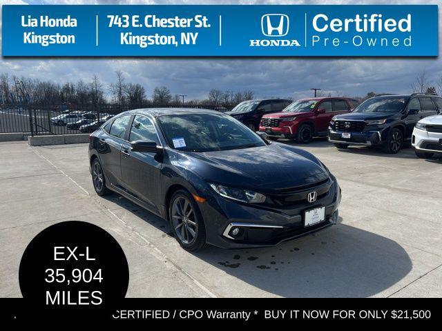 used 2020 Honda Civic car, priced at $21,500