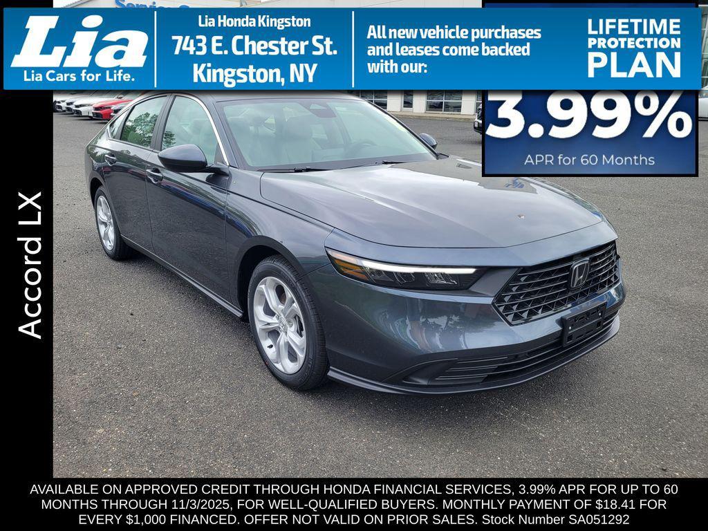 new 2025 Honda Accord car, priced at $29,445