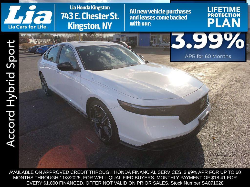 new 2025 Honda Accord Hybrid car, priced at $35,260