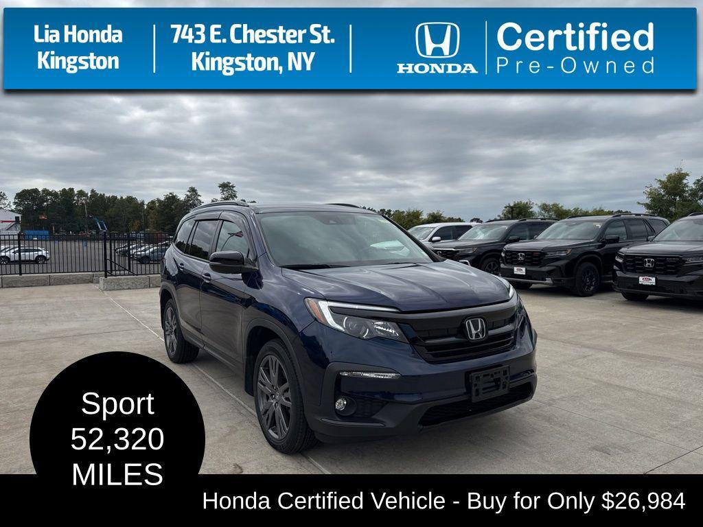 used 2022 Honda Pilot car, priced at $26,984