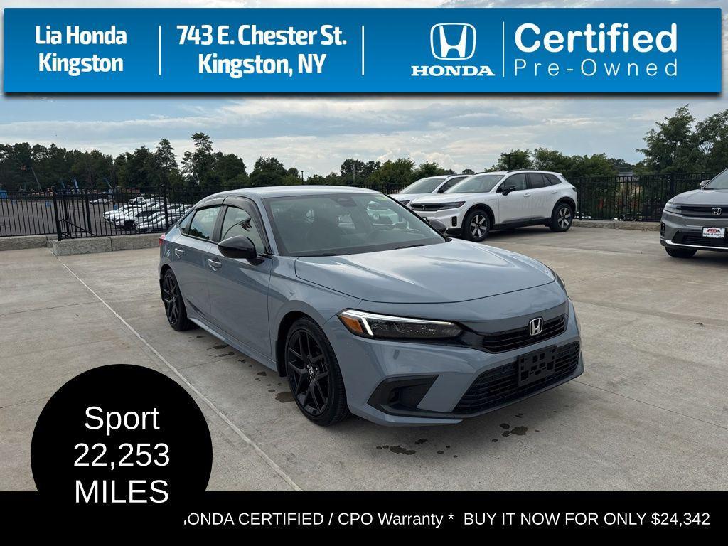 used 2022 Honda Civic car, priced at $24,342